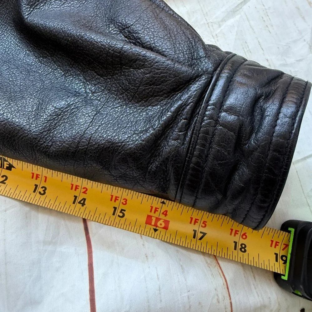 Vintage J Elkins by‎ Alamo Uomo | Leather Flight Jacket - Picture 6 of 9